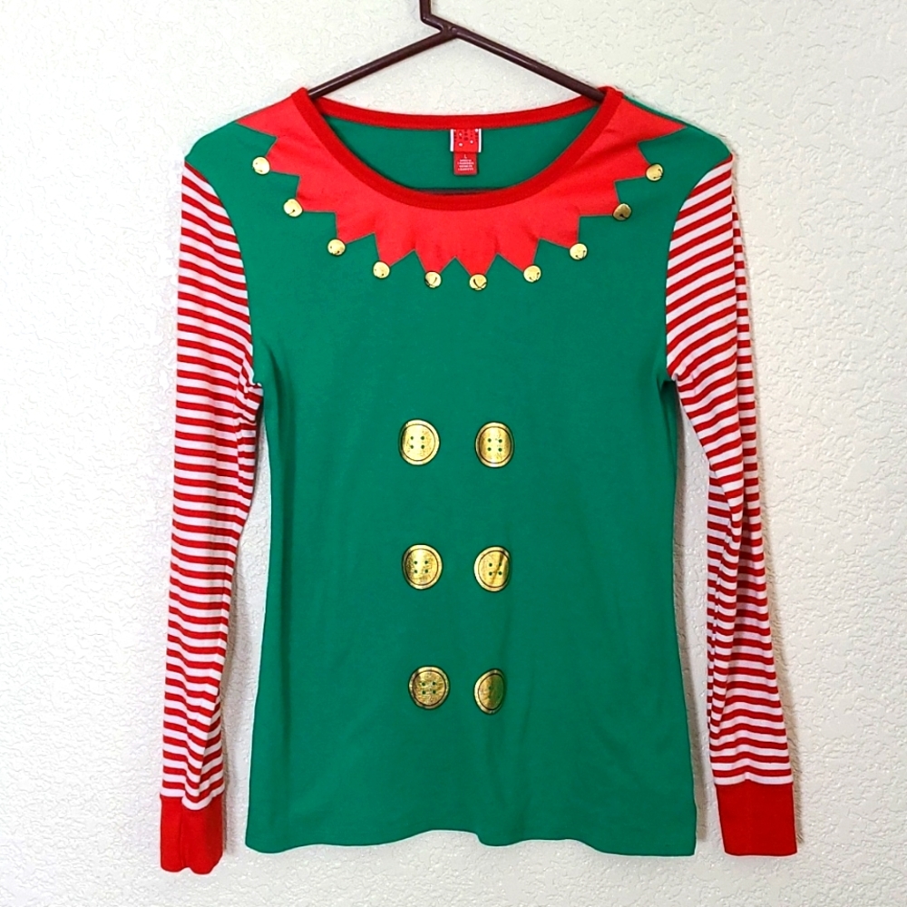 Christmas Elf top, L